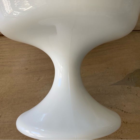 Fenton Round Compote Silver Crest Ruffled Edge Bowl Bonbon Bowl USA - Picture 9 of 11